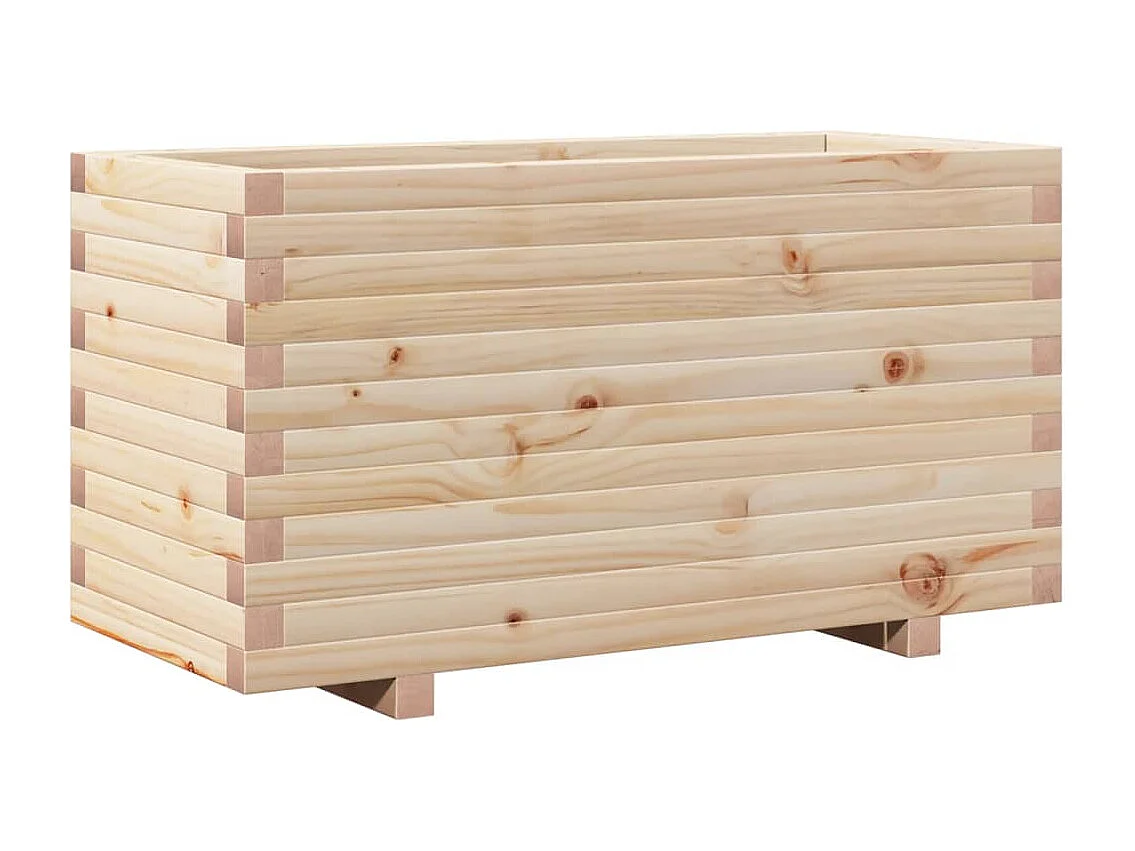 Jardinière 90x40x49,5 cm bois de pin massif FR73433