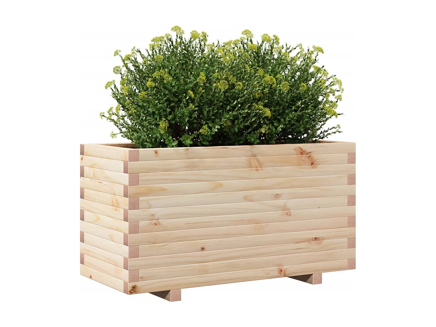 Jardinière 90x40x49,5 cm bois de pin massif FR73433