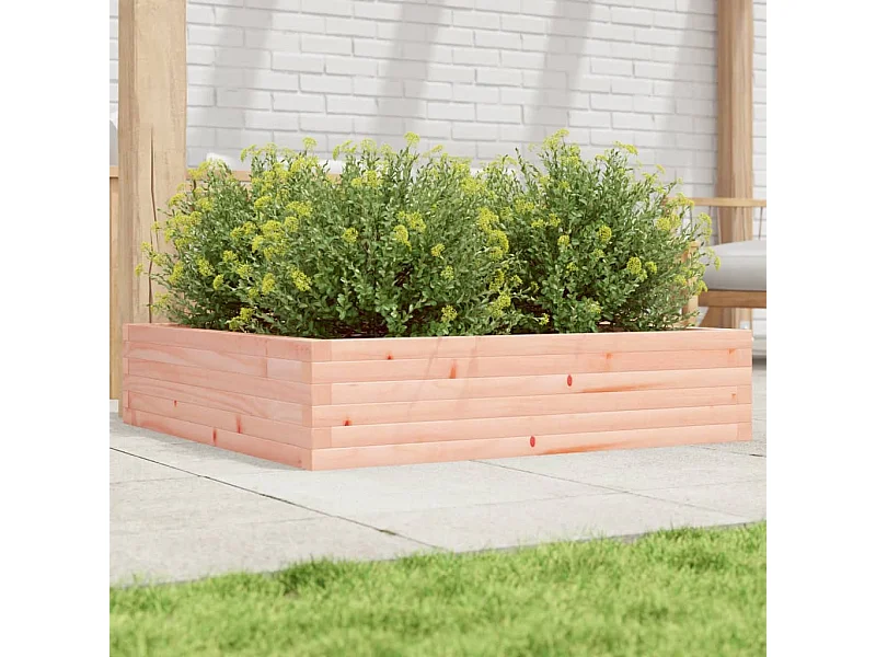 Jardinière 100x100x23 cm bois massif de douglas FR78183