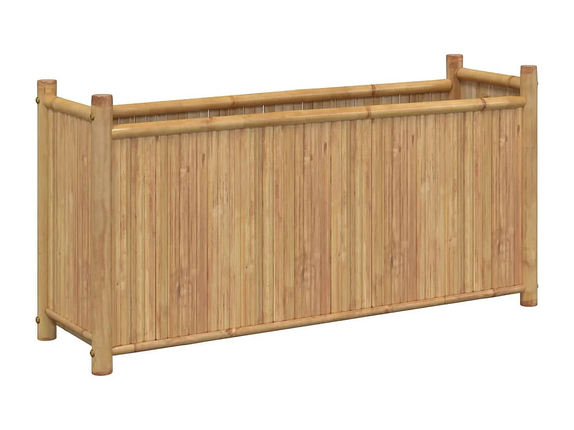 Jardinière 100x30x50 cm bambou FR34484
