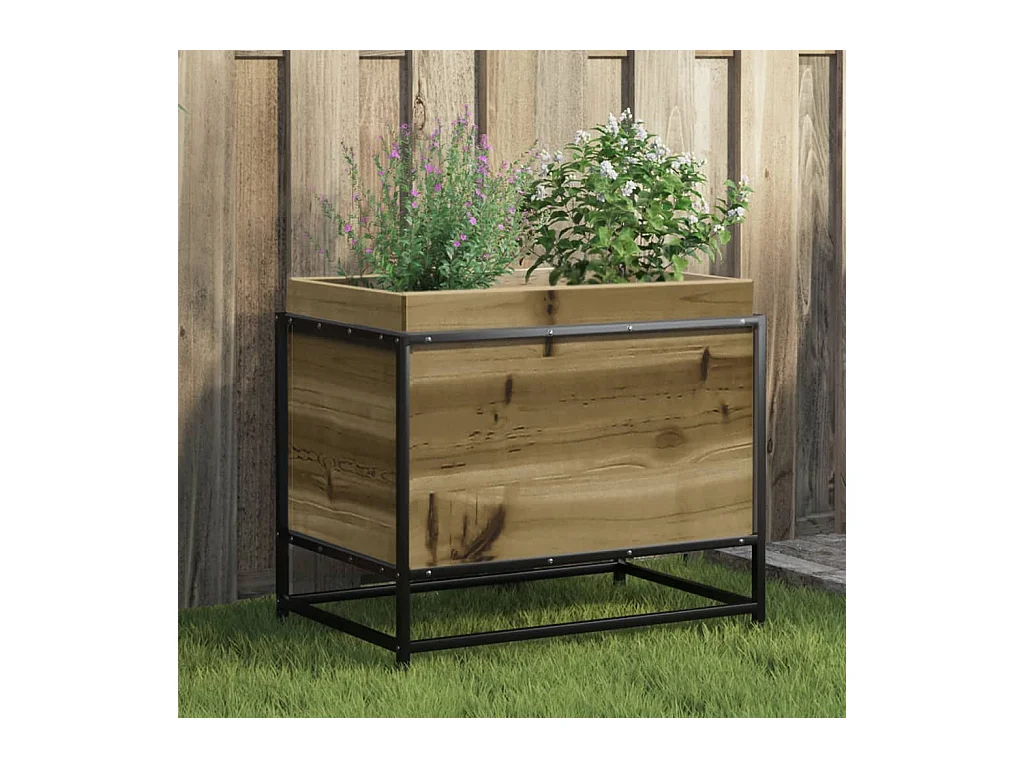 Plantenbak 60x40x50 cm geïmpregneerd grenenhout BE172725