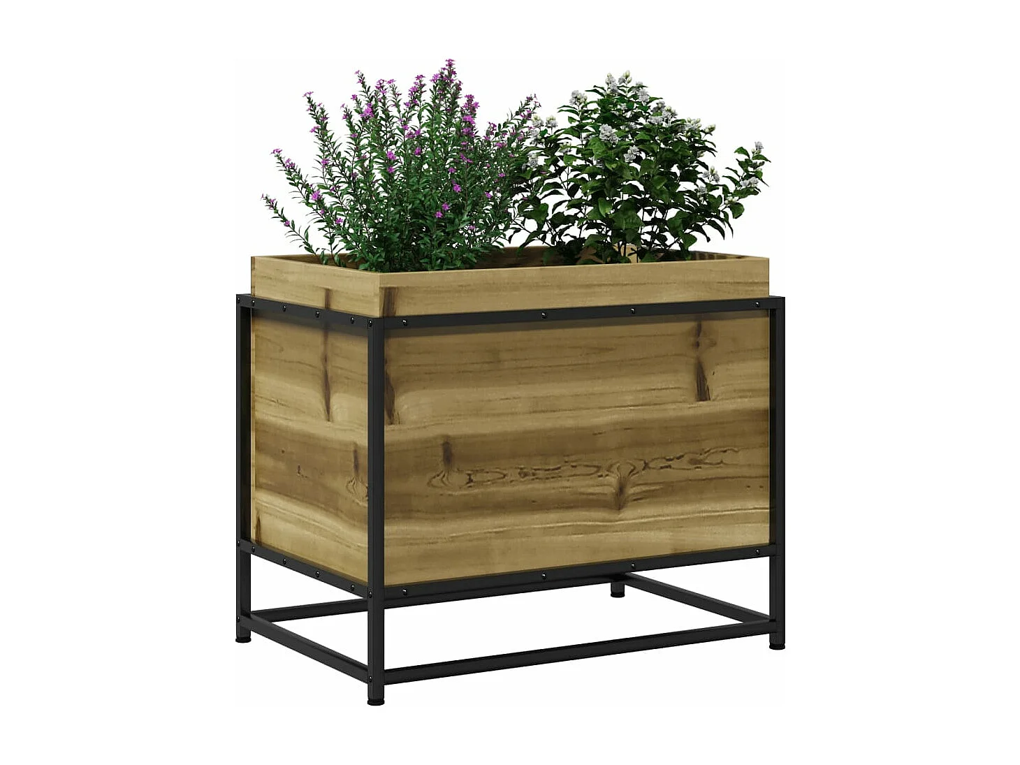 Jardinière 60x40x50 cm bois de pin imprégné FR10598