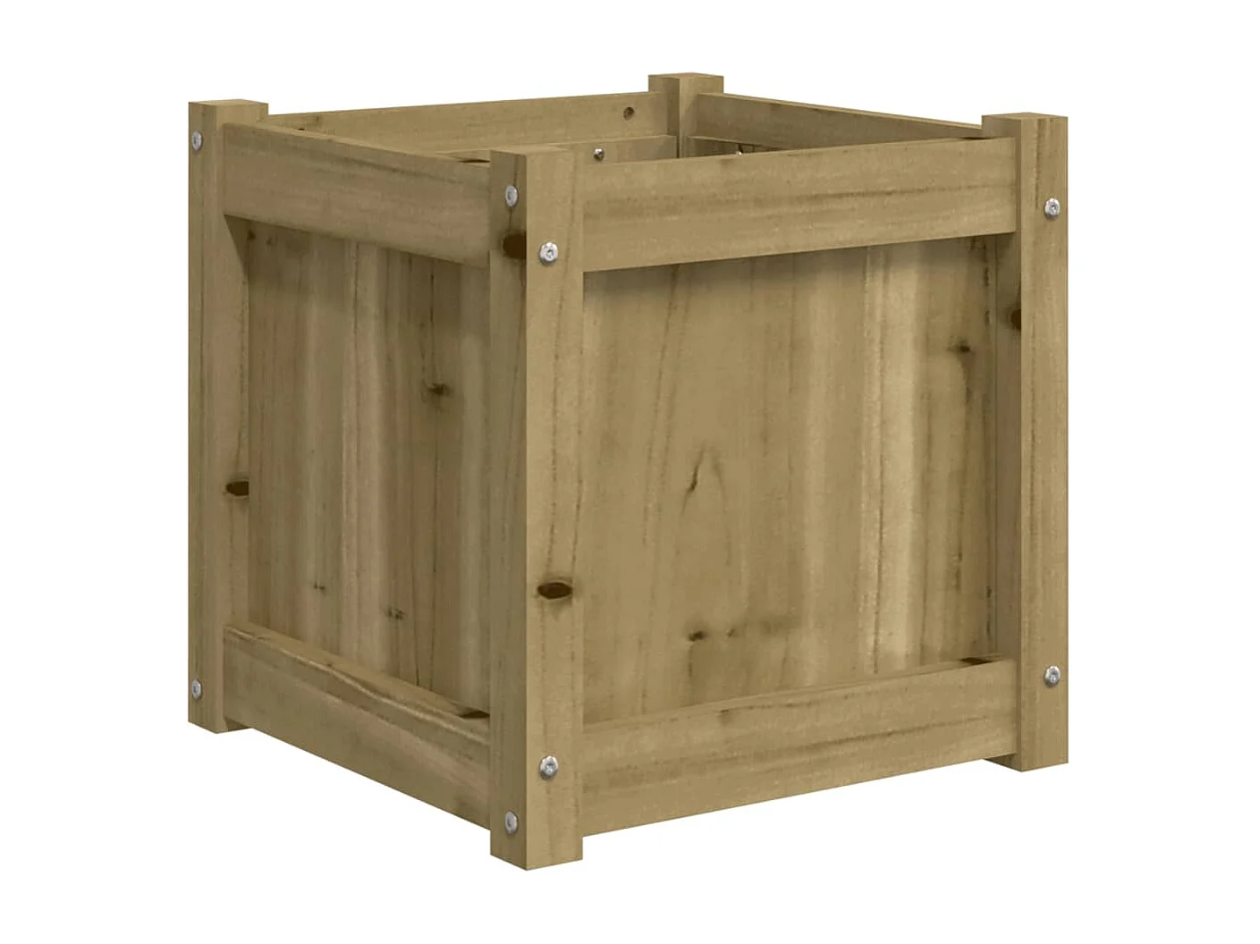 Jardinière 40x40x40 cm bois de pin imprégné FR94246