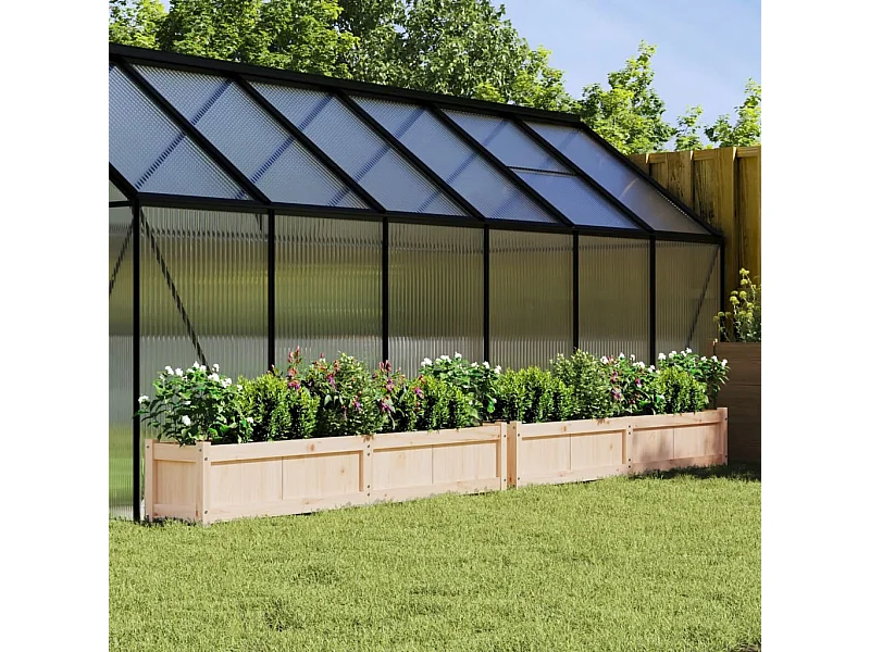 Jardinières 2 pcs bois de pin massif FR61321