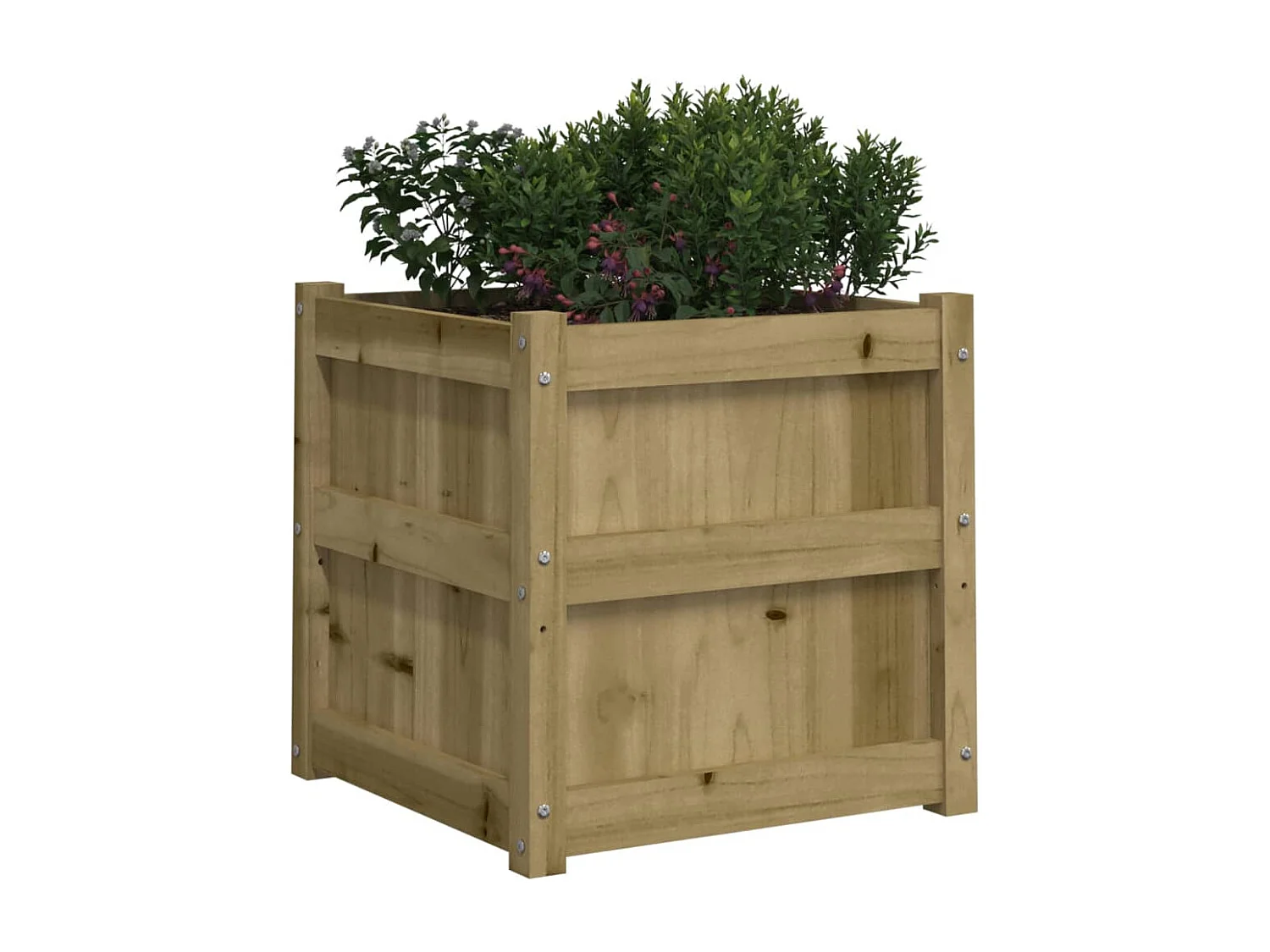 Plantenbak 50x50x50 cm geïmpregneerd grenenhout BE775466