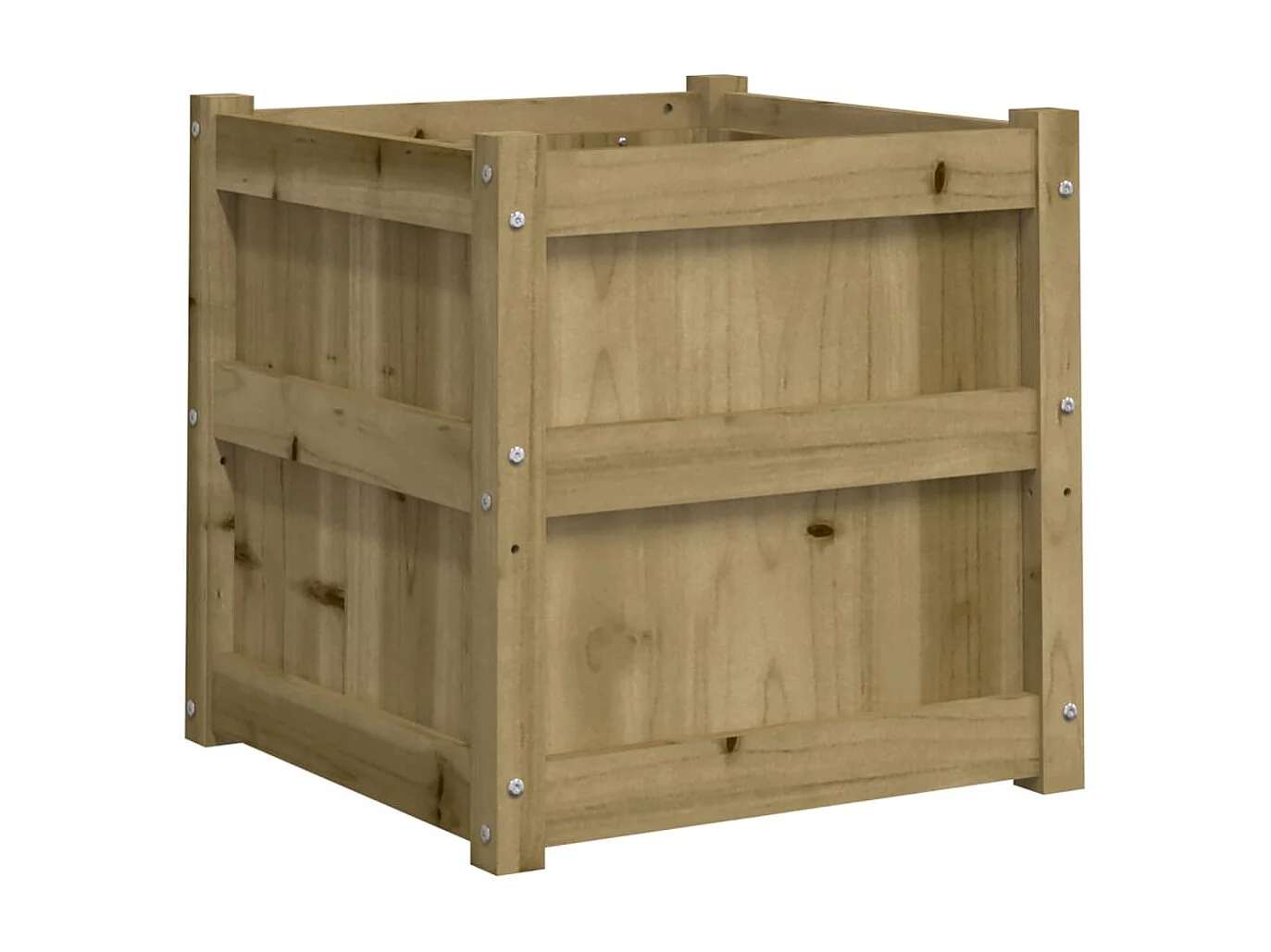 Jardinière 50x50x50 cm bois de pin imprégné FR12185