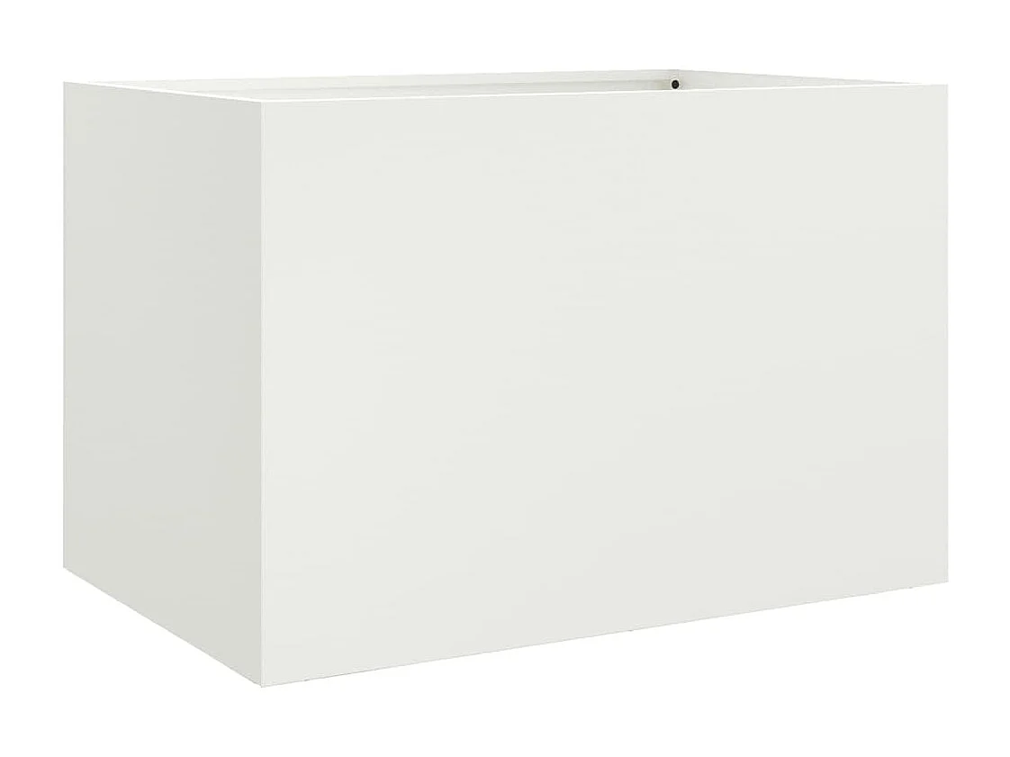 Plantenbak 62x47x46 cm koudgewalst staal wit BE488980