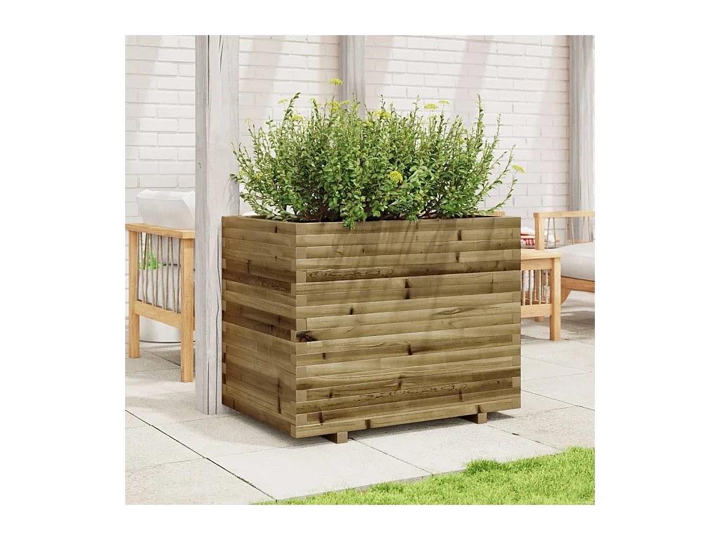 Jardinière 90x60x72 cm bois de pin imprégné FR65389