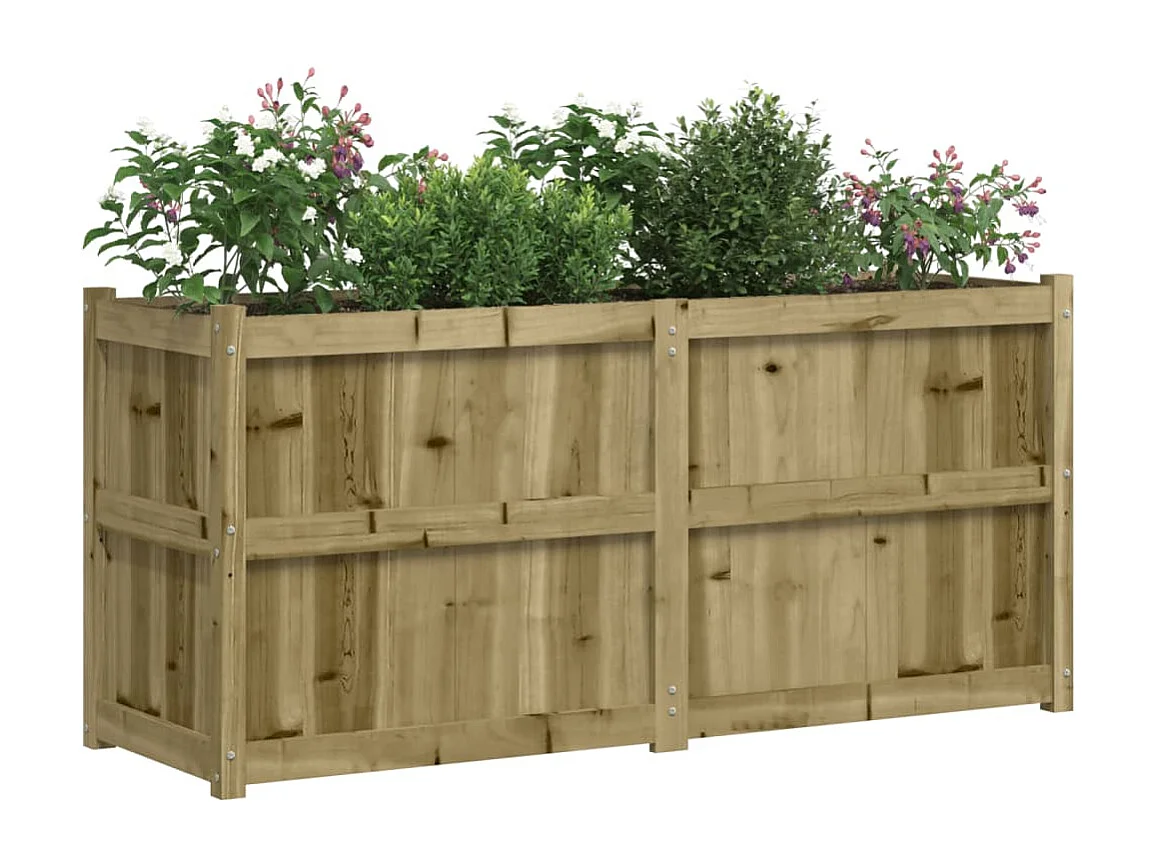 Plantenbak 150x50x70 cm geïmpregneerd grenenhout BE503408