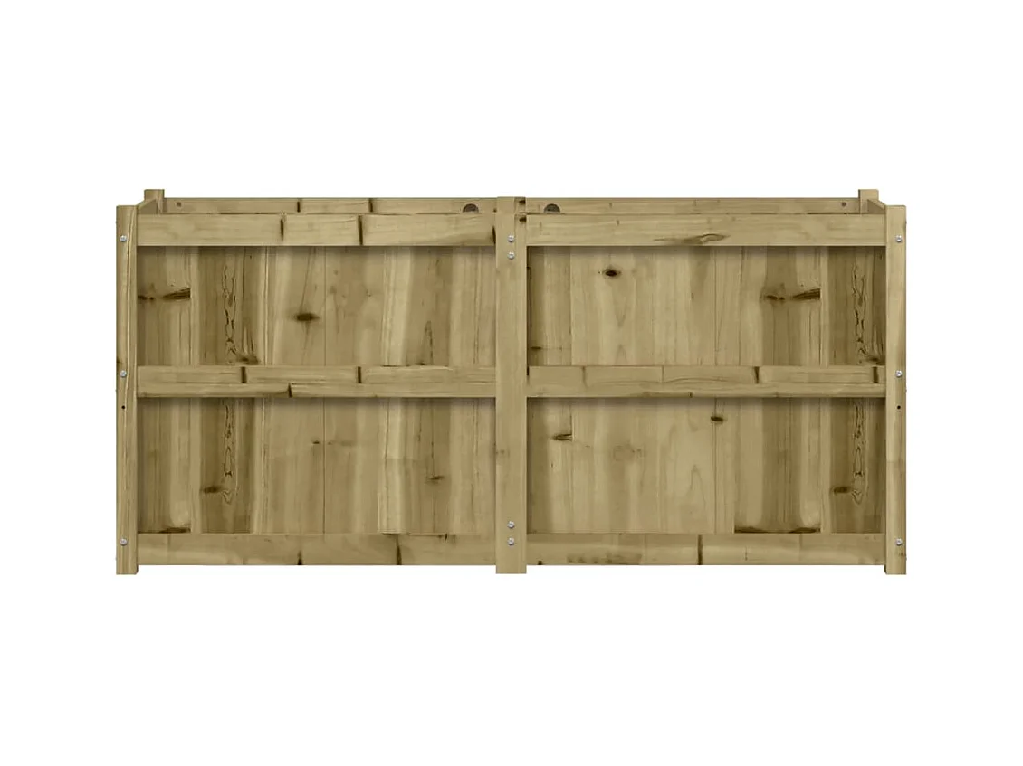 Jardinière 150x50x70 cm bois de pin imprégné FR58380