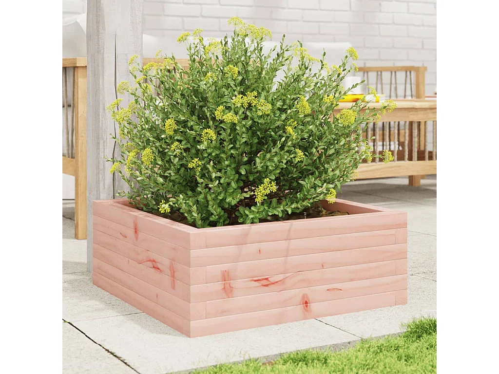 Jardinière 60x60x23 cm bois massif douglas FR55671