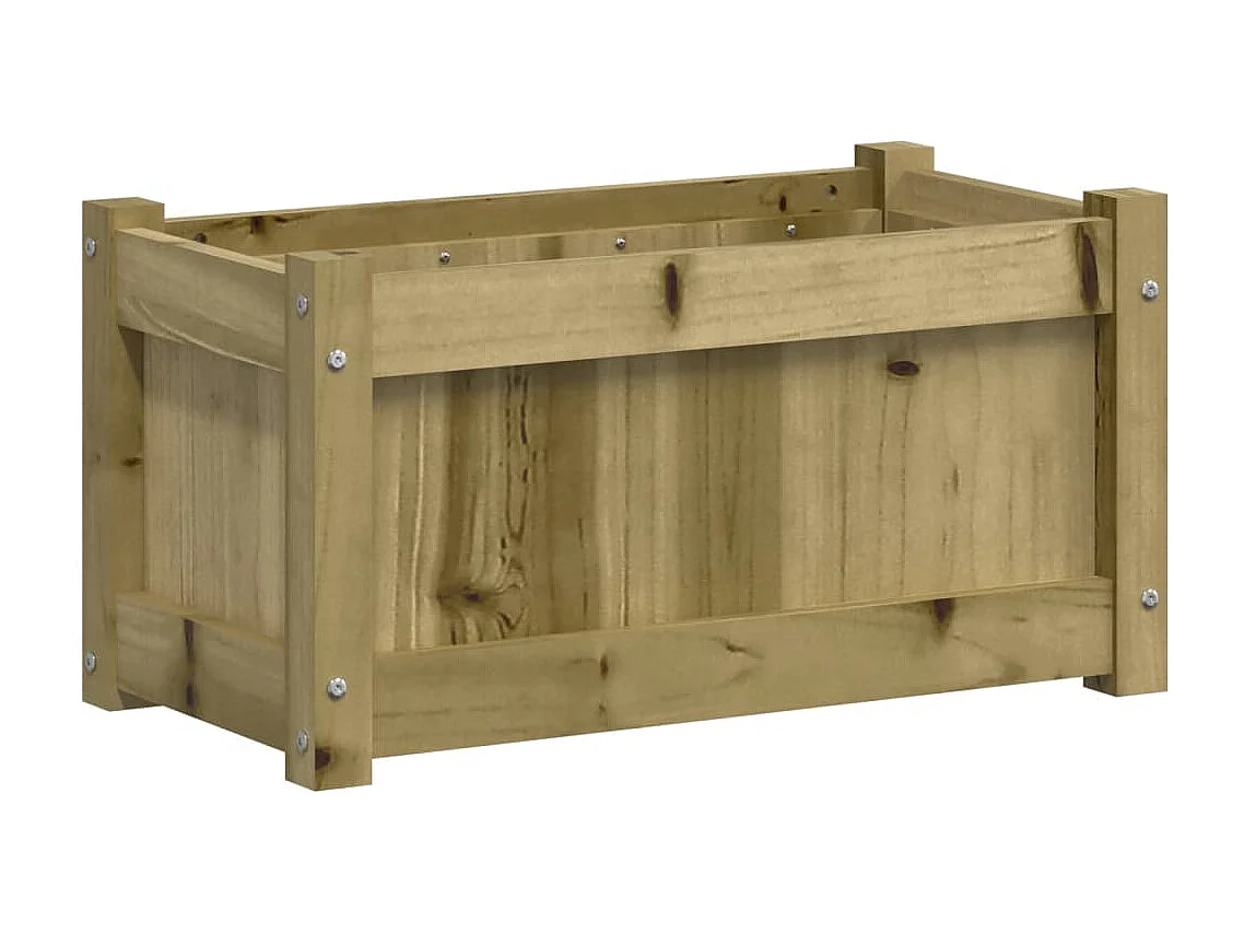 Jardinière 60x31x31 cm bois de pin imprégné FR33904