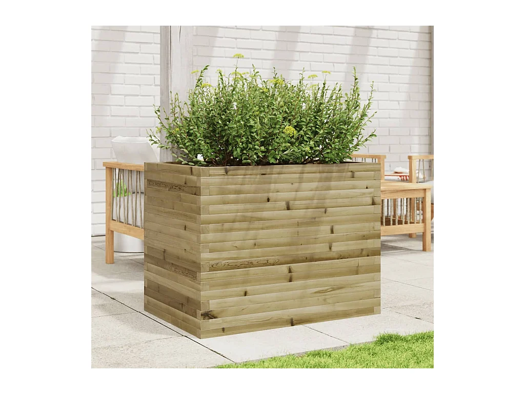 Jardinière 90x60x68,5 cm bois de pin imprégné FR21019