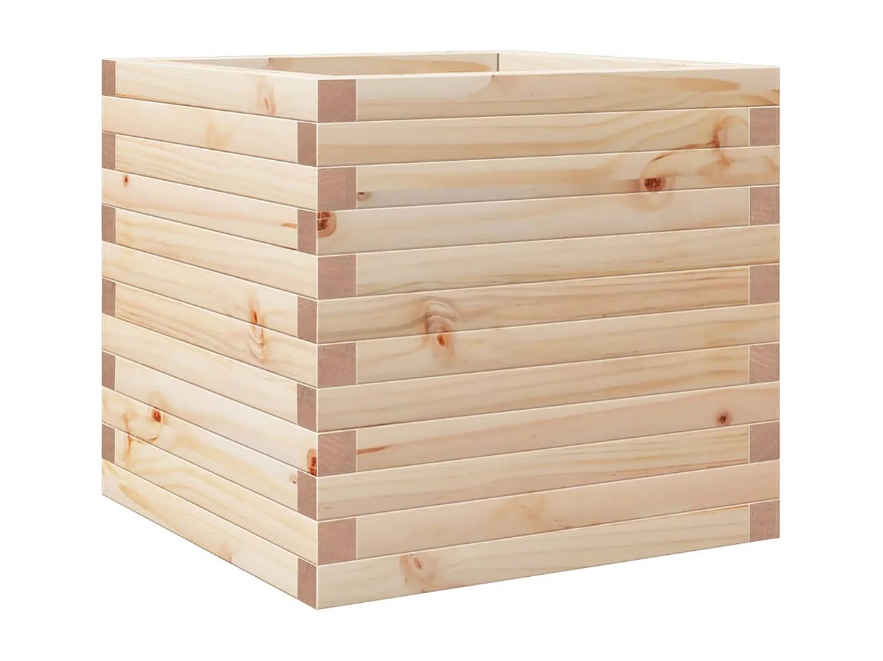 Jardinière 50x50x46 cm bois de pin massif FR74519