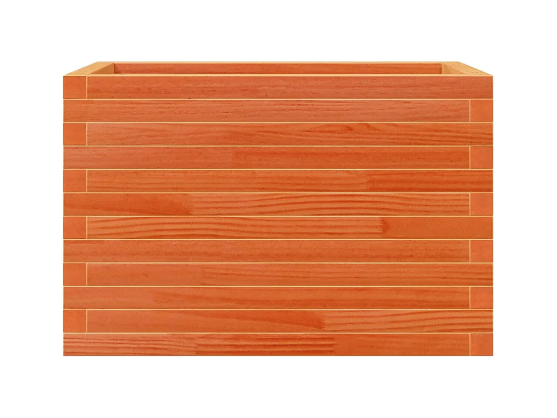 Plantenbak 70x40x45,5 cm massief grenenhout wasbruin BE968863