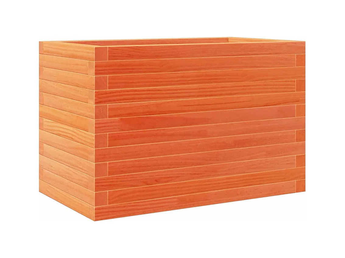 Plantenbak 70x40x45,5 cm massief grenenhout wasbruin BE968863
