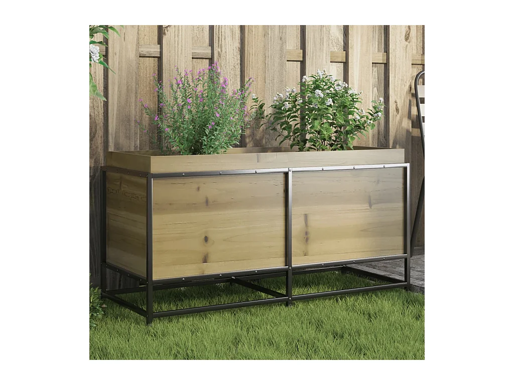 Plantenbak 100x40x50 cm geïmpregneerd grenenhout BE526577