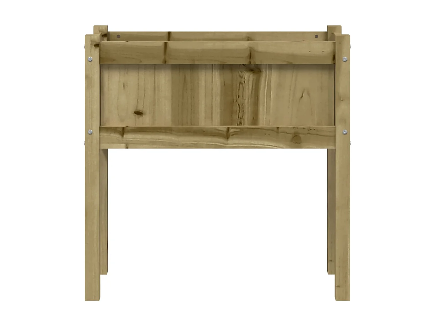 Vaso/floreira de jardim com pernas 70x31x70 cm pinho impregnado PT211046