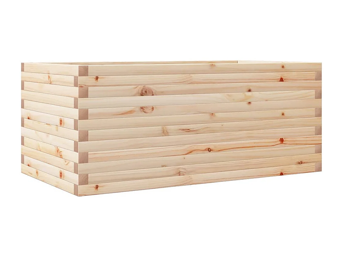 Jardinière 110x60x46 cm bois de pin massif FR65528