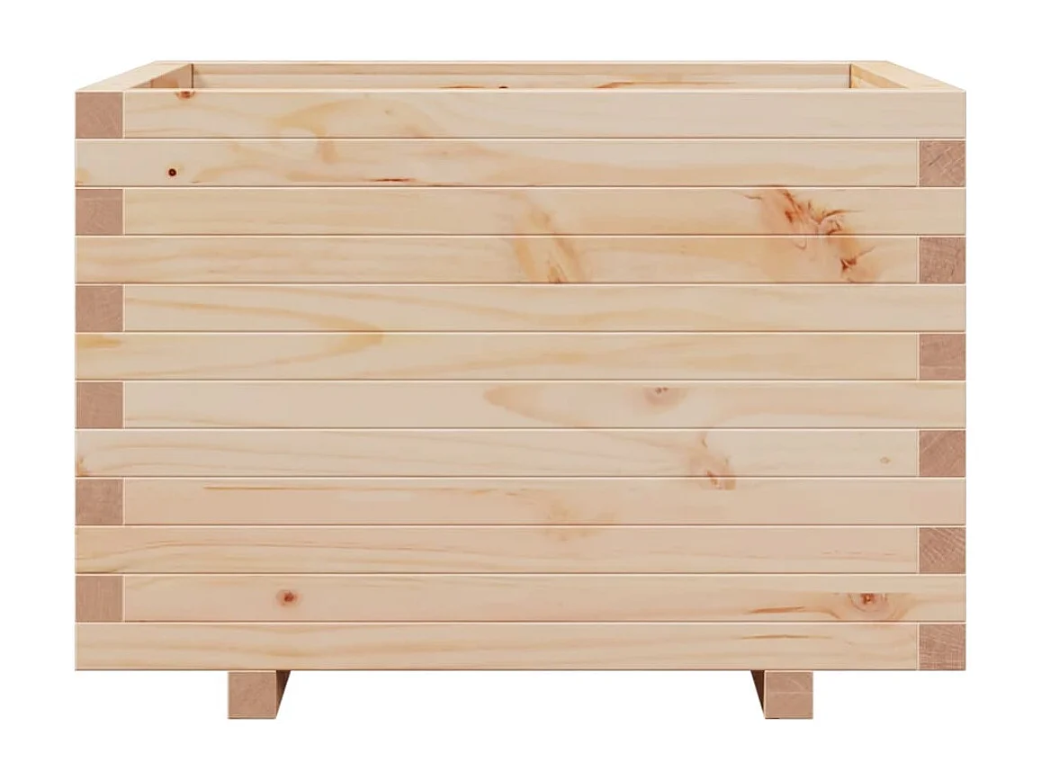 Jardinière 70x70x49,5 cm bois de pin massif FR93238