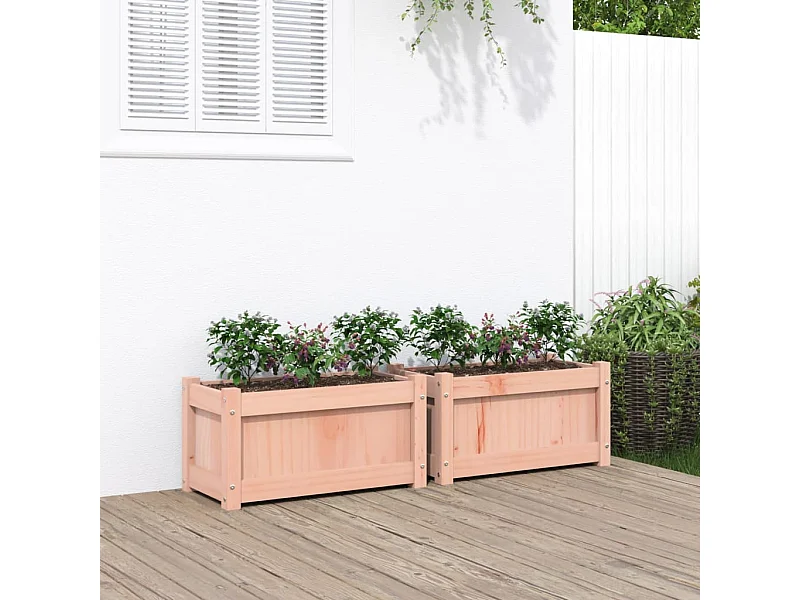 Jardinières 2 pcs bois massif douglas FR72445