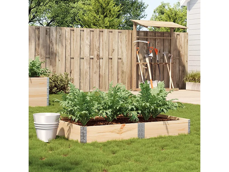 Jardinière 150x100 cm bois de pin massif FR76834