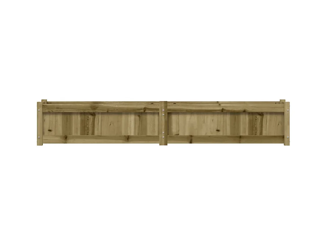 Jardinières 2 pcs bois de pin imprégné FR14037
