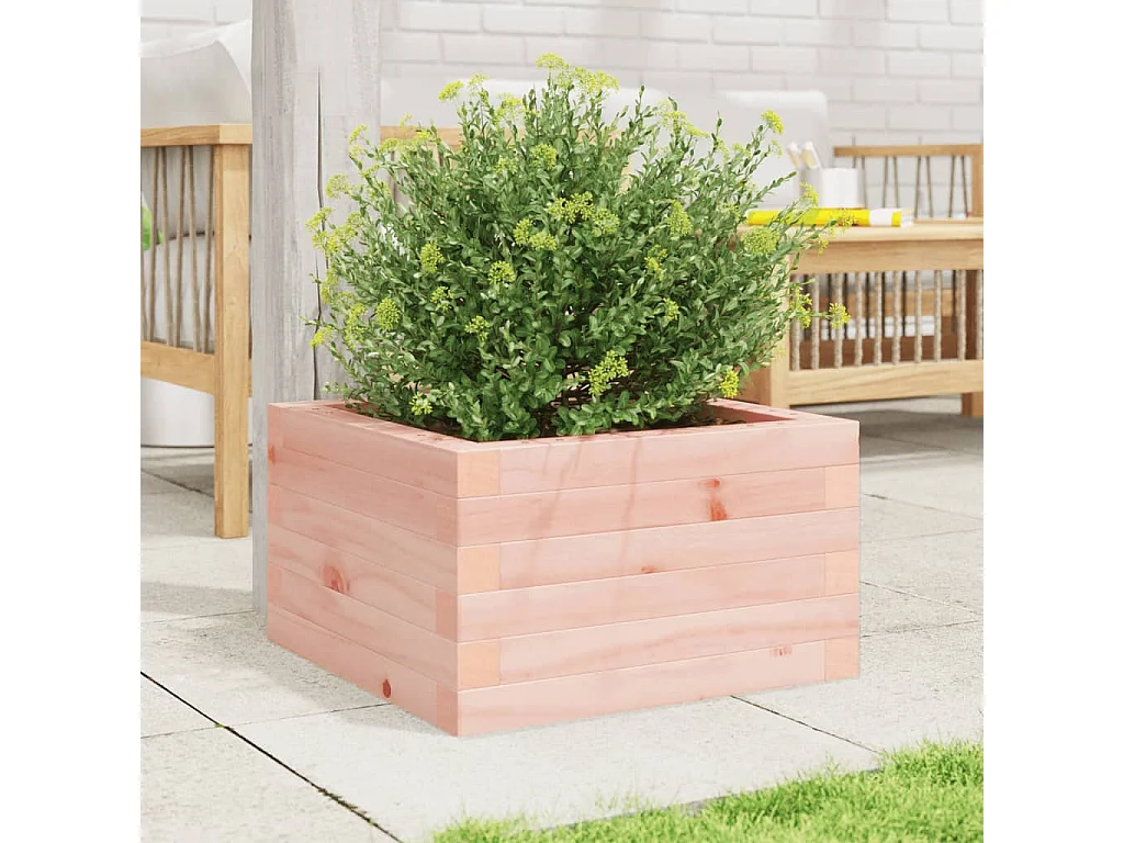 Jardinière 40x40x23 cm bois massif de douglas FR25838