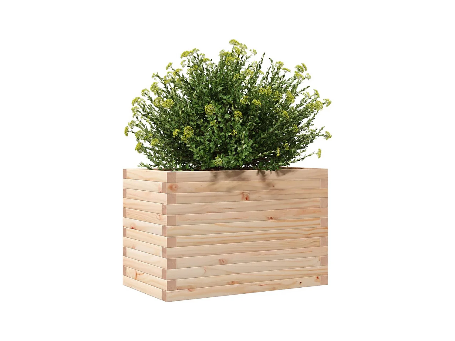 Plantenbak 70x40x45,5 cm massief grenenhout BE522800