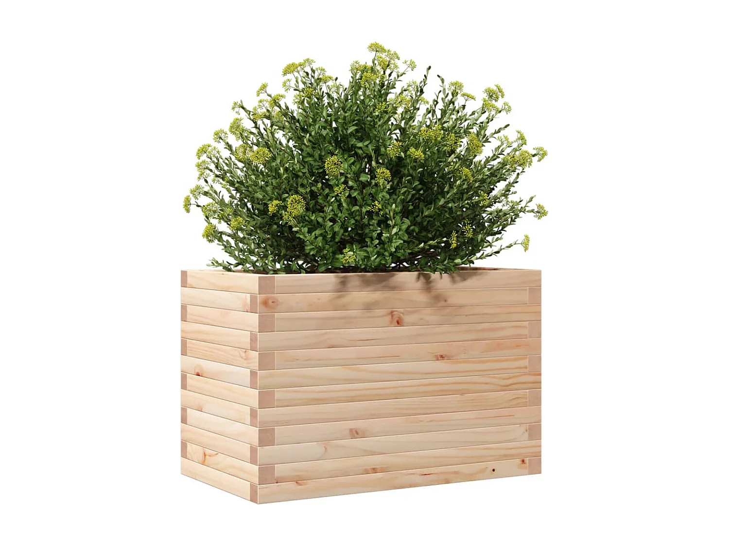 Jardinière 70x40x45,5 cm bois de pin massif FR60507