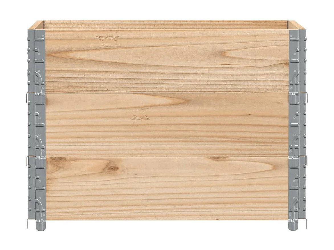 Jardinière 80x60 cm bois de pin massif FR89727