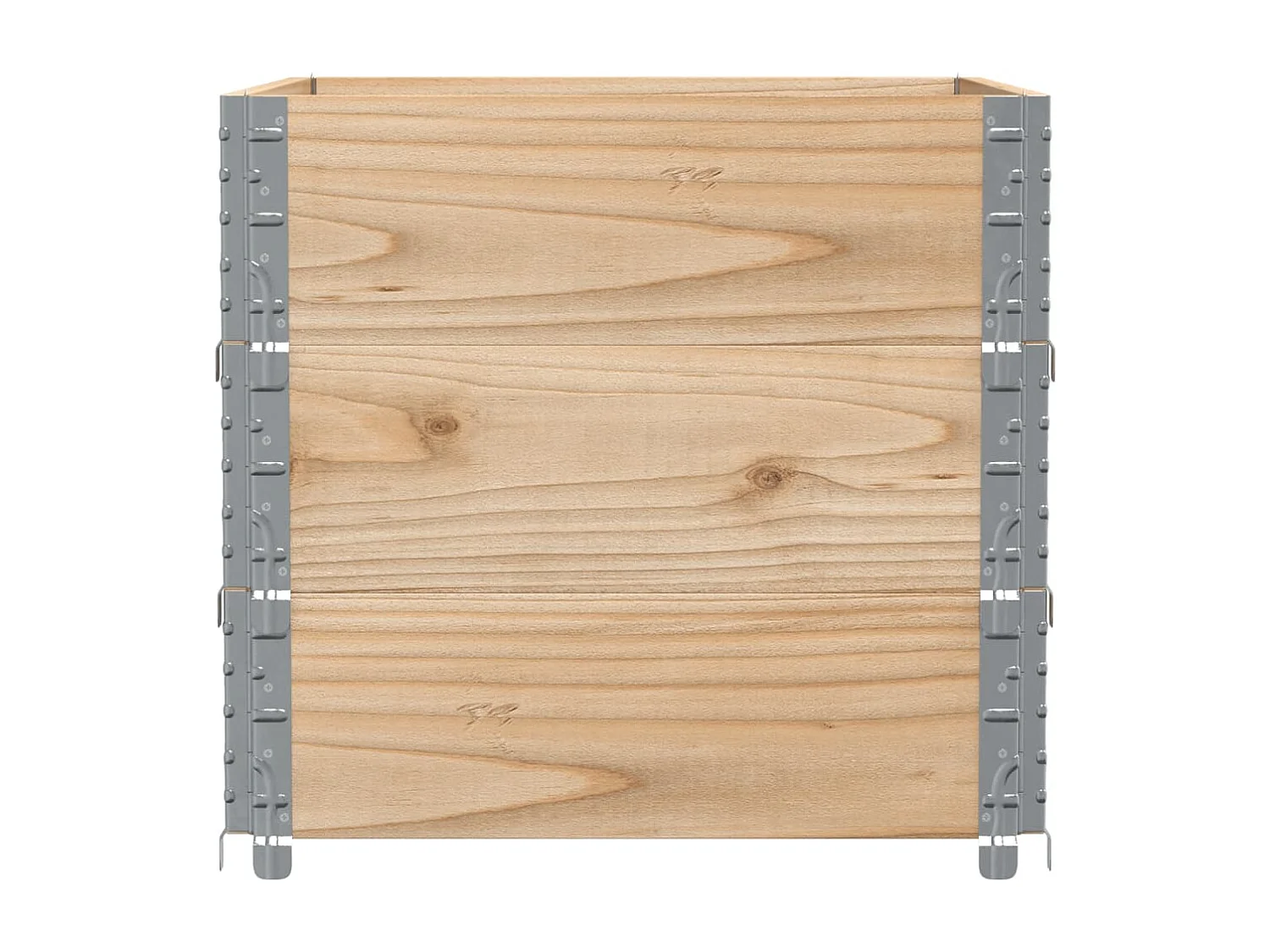 Jardinière 80x60 cm bois de pin massif FR89727