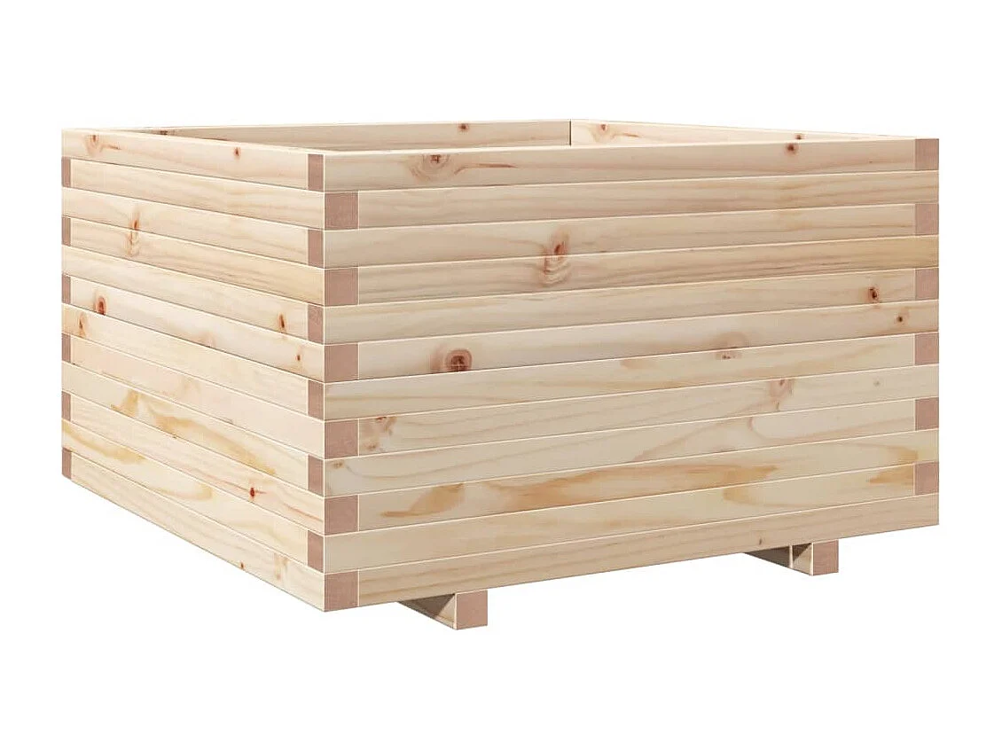 Plantenbak 80x80x49,5 cm massief grenenhout BE115173
