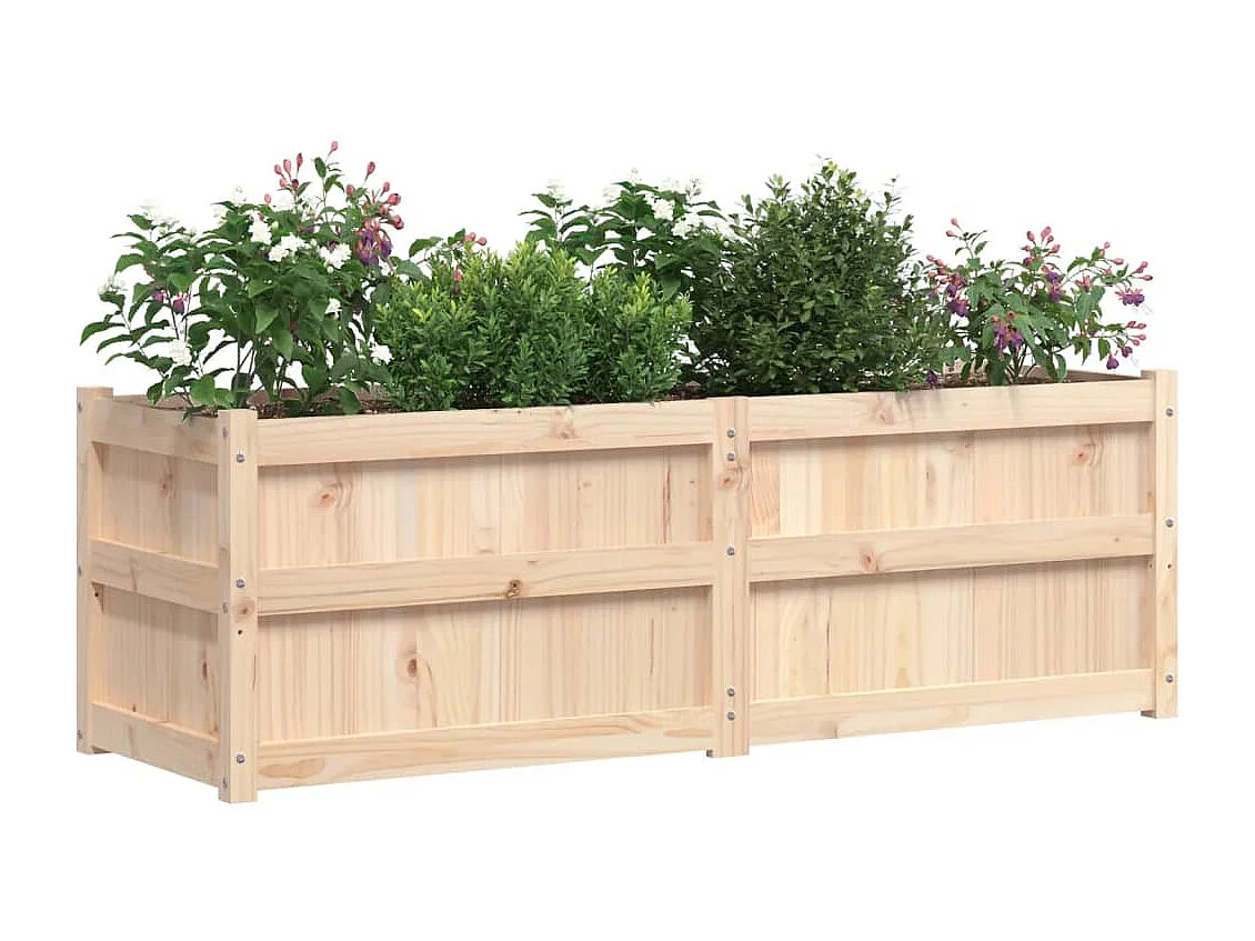 Plantenbak 150x50x50 cm massief grenenhout BE507455