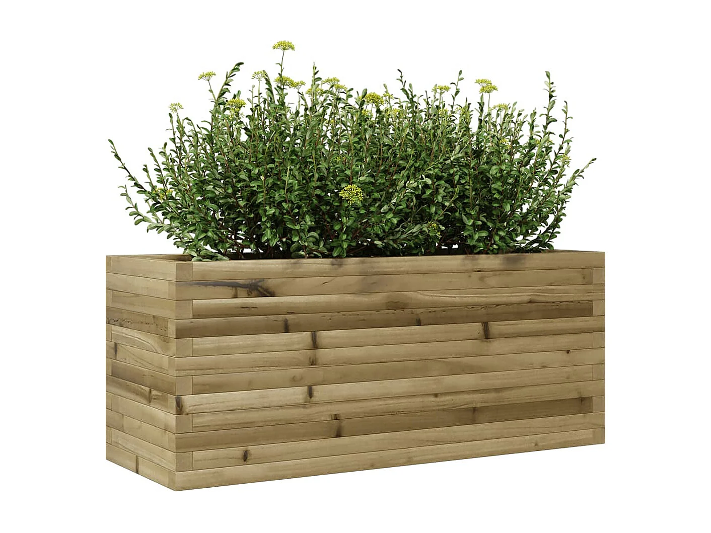Jardinière 110x40x45,5 cm bois de pin imprégné FR70819