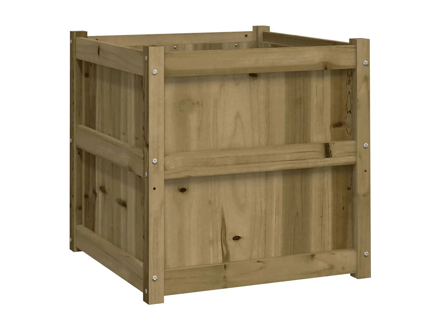 Jardinières 2 pcs bois de pin imprégné FR18500