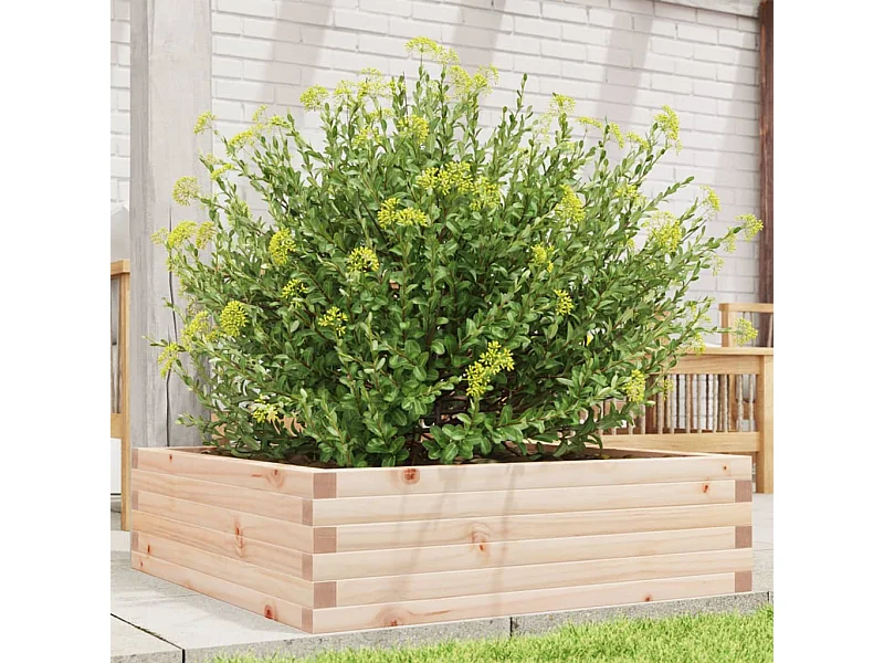 Jardinière 80x80x23 cm bois de pin massif FR15589