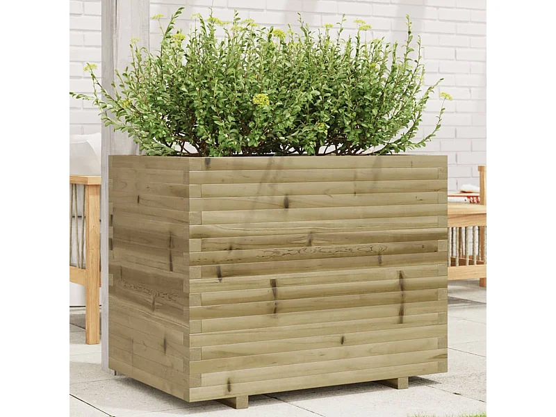 Jardinière 90x60x72,5 cm bois de pin imprégné FR24063