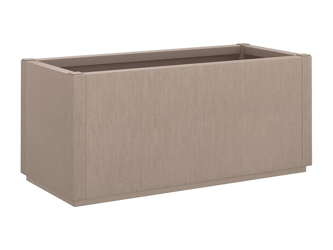 Jardinière marron clair 80x36x35 cm PP FR78133