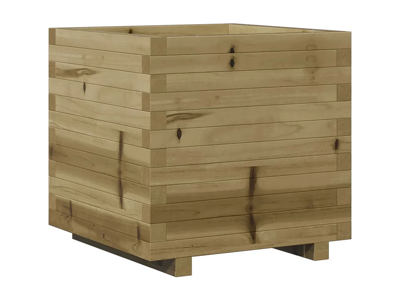 Jardinière 50x50x49,5 cm bois de pin imprégné FR57315