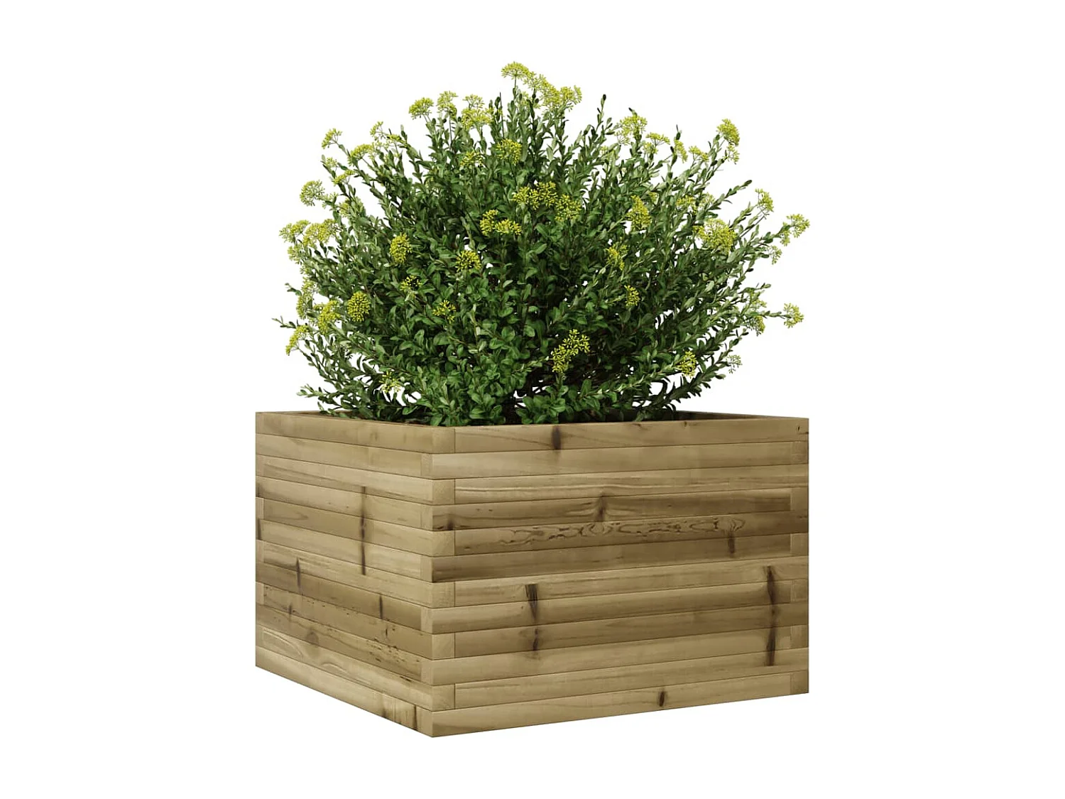 Plantenbak 70x70x45,5 cm geïmpregneerd grenenhout BE971473