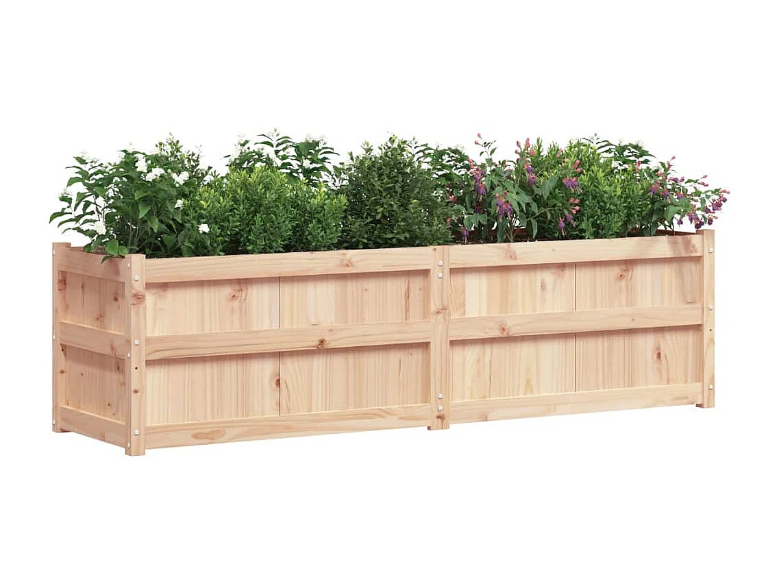 Jardinière 180x50x50 cm bois de pin massif FR16158