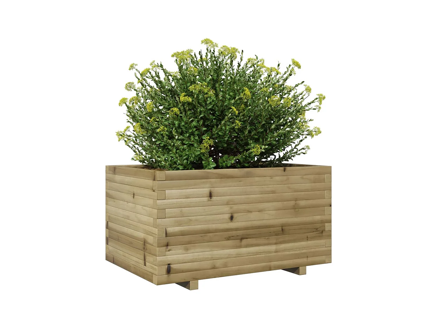 Jardinière 90x60x49,5 cm bois de pin imprégné FR47857