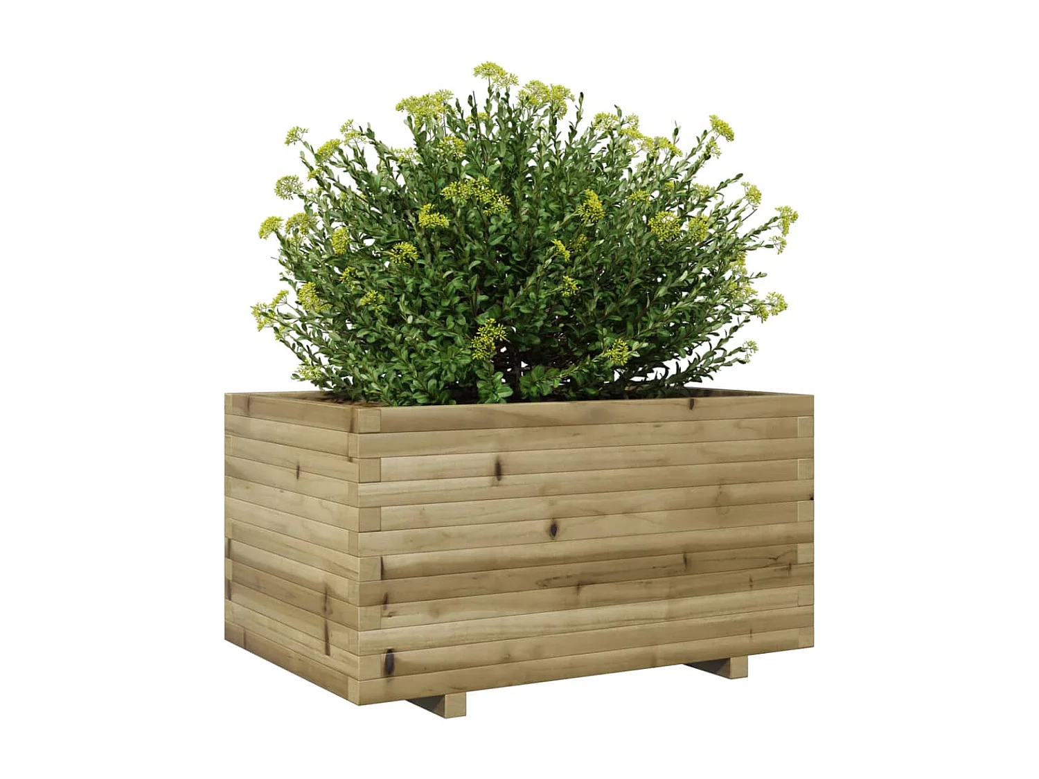 Jardinière 90x60x49,5 cm bois de pin imprégné FR47857