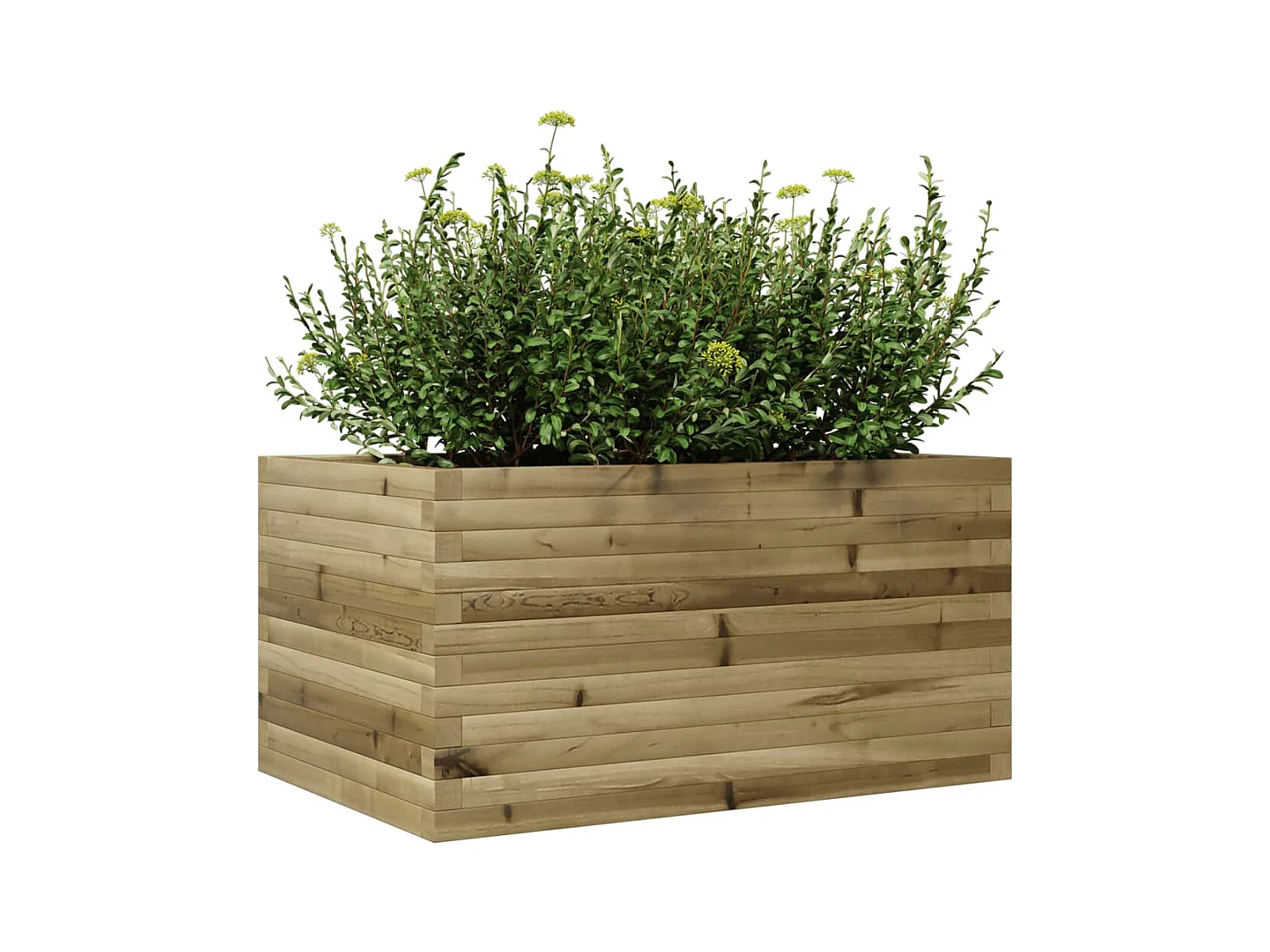 Jardinière 90x60x45,5 cm bois de pin imprégné FR94259