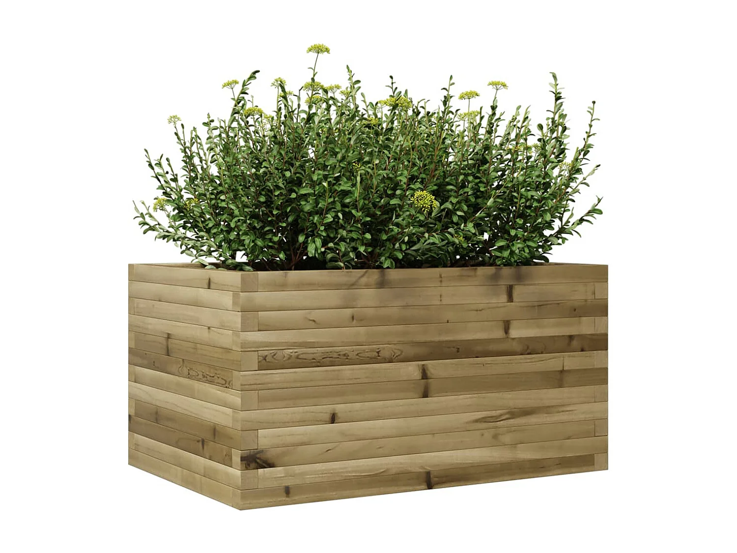 Plantenbak 90x60x45,5 cm geïmpregneerd grenenhout BE166866