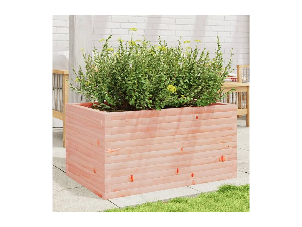 Jardinière 90x60x45,5 cm bois massif de douglas FR51979