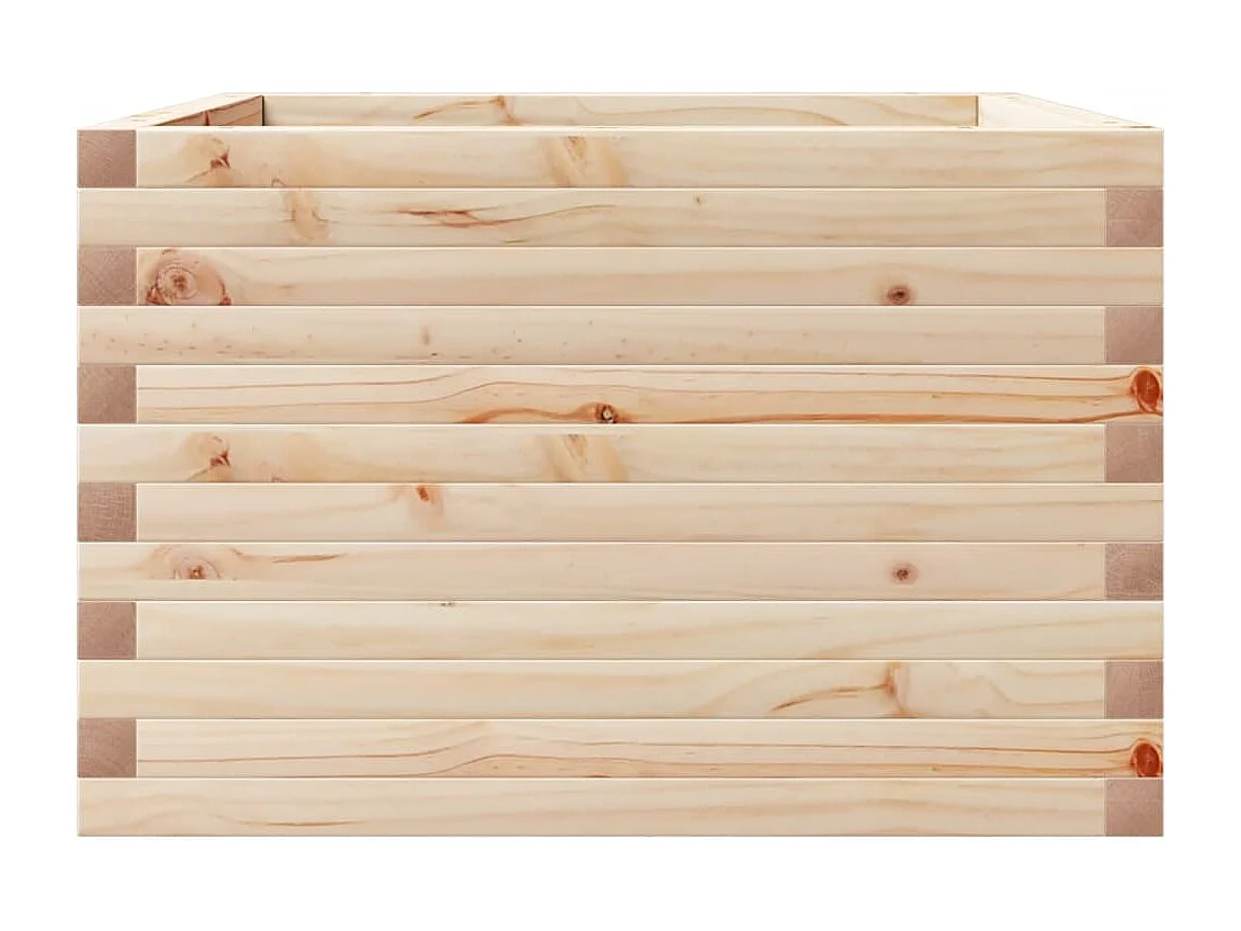 Jardinière 70x70x45,5 cm bois de pin massif FR92752