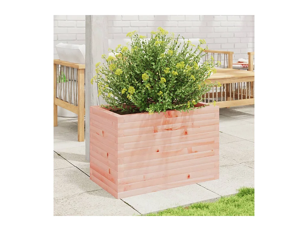 Jardinière 70x40x45,5 cm bois massif douglas FR17353