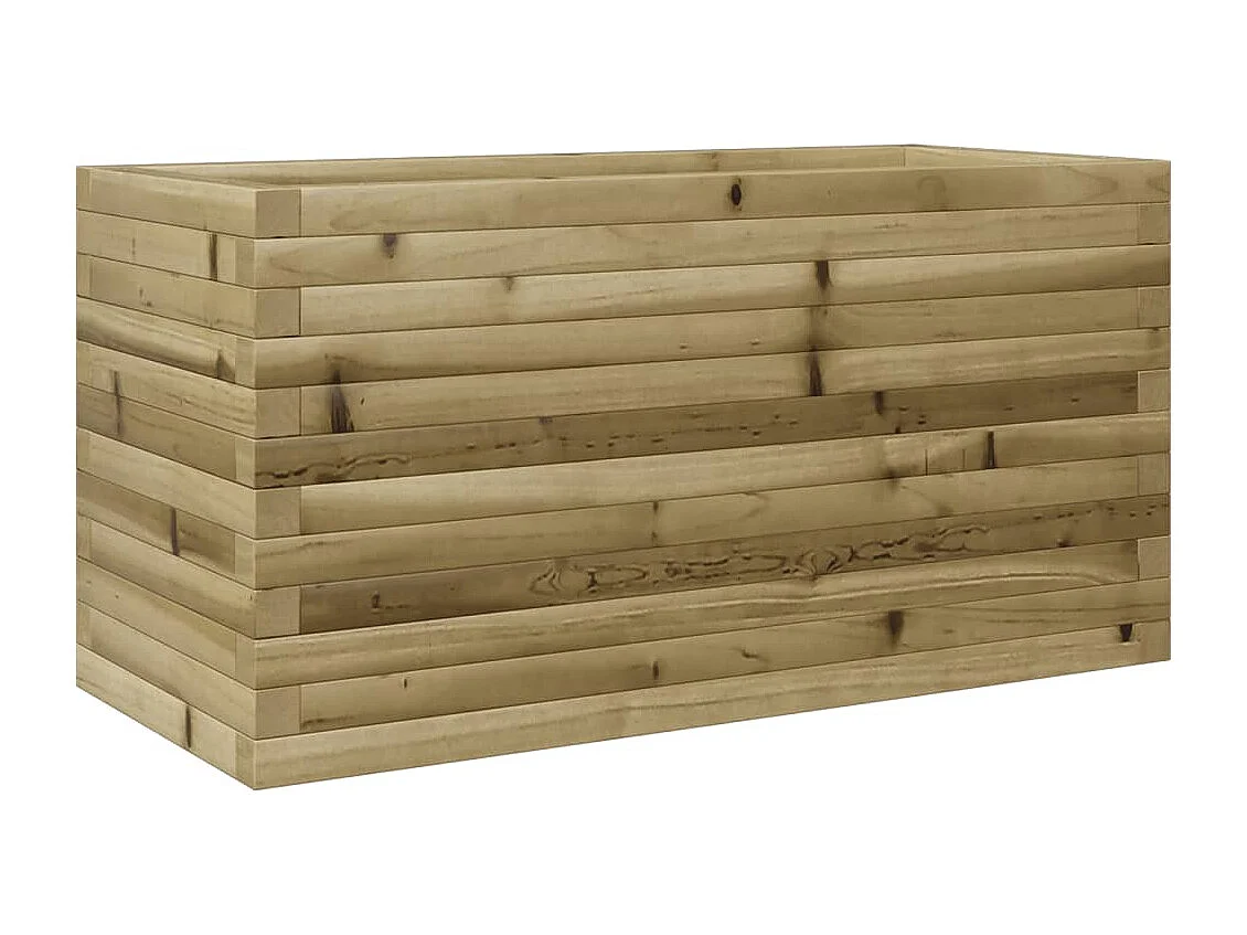 Jardinière 90x40x45,5 cm bois de pin imprégné FR25675